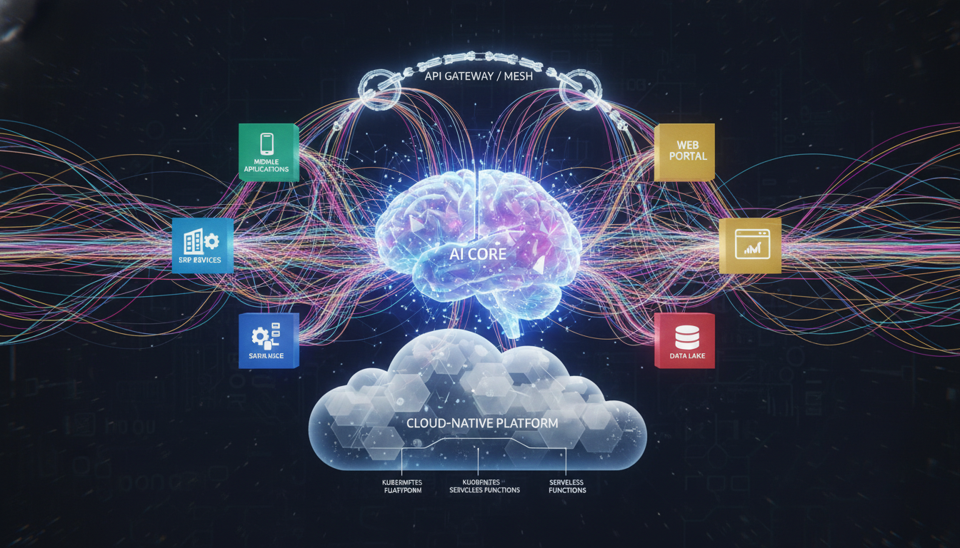 Cloud-native API-first architecture for modern business.