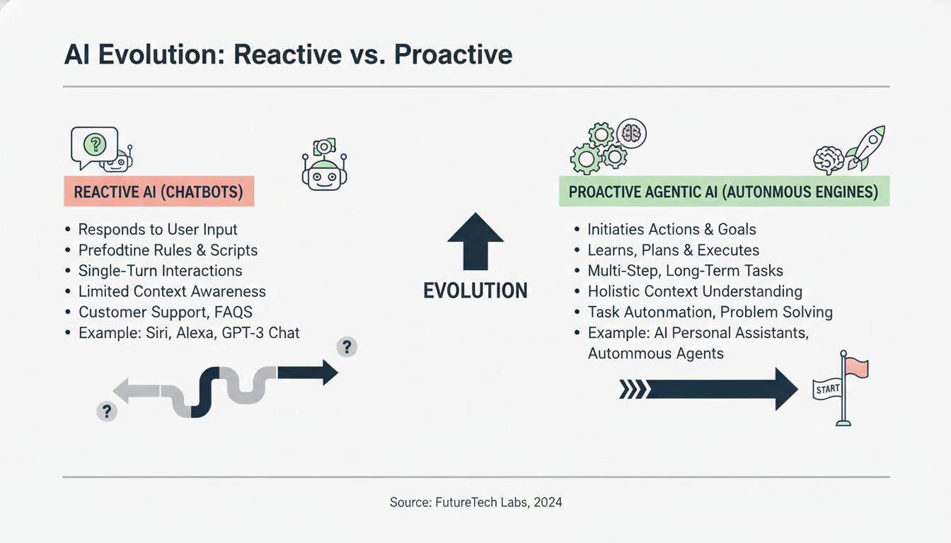 Comparison between traditional AI and Agentic AI workflows.